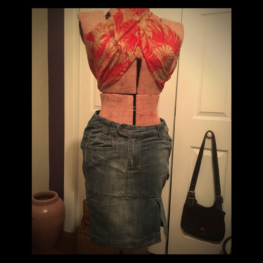 Object Collectors Item denim skirt